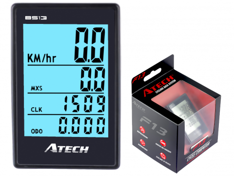 Accesorii-Design-Ornament - Kilometraj digital ATECH BS13-BV-EL ecran iluminat