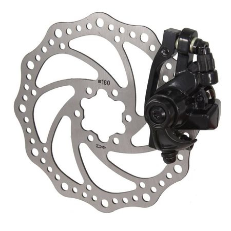 Set Disc+Etrier - Kit frana disc mecanica spate MTB 160mm