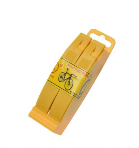 Anvelope-Camere - Kit reparatie pana: petic/lipici/leviere, culoare galben