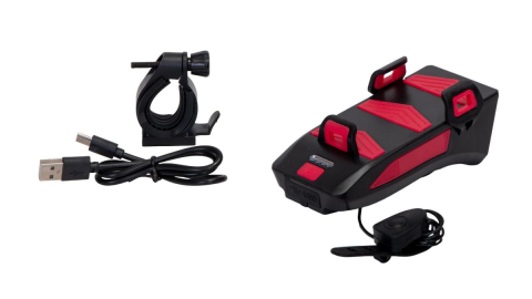 Far led pentru bicicleta cu suport pentru telefon [1]