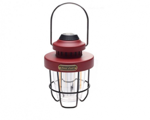 Lampa felinar in stil retro, 3 functii, becuri led, 1800mAh [2]