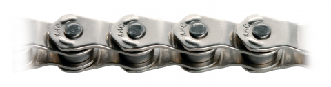 Transmisie & Accesorii - Lant KMC BMX HL710 Half Link 1/2x1/8 100L Bolt-9.5mm Argintiu