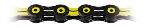 Transmisie & Accesorii - Lant KMC X11SL DLC 116L Bolt-5.5mm 11V Negru/Galben