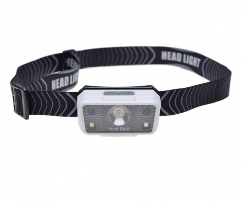 Lanterna frontala, led 350 lumeni, reincarcabila USB-C, 6 moduri de iluminare, reglabila [1]
