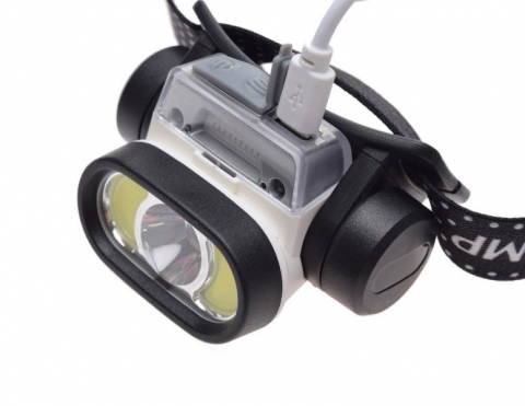 Lanterna frontala, reincarcabila USB-C, 5 moduri de iluminare, 80x46mm [1]