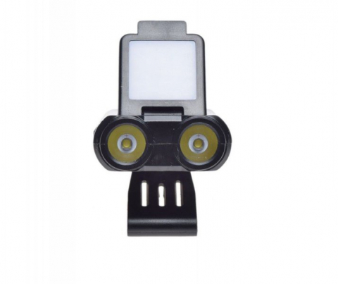 Lanterna frontala, led 350 lumeni, reincarcabila USB-C, clema atasare [2]
