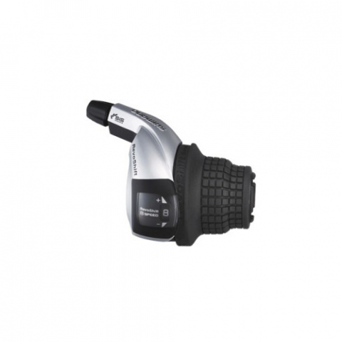 Comenzi Schimbător - Maneta de Schimbator Shimano Tourney SL-RS45-8R, dreapta, 8 viteze, revo, cablu 2050mm