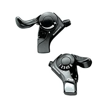 Comenzi Schimbător - Maneta De Schimbator Shimano Tourney Sl-Tx30, 6X3 Vit, Stanga Friction, Cabluri 2050Mm/1800Mm, Camasa Neagra 600Mm/600Mm/300Mm, Ambalat Ind.