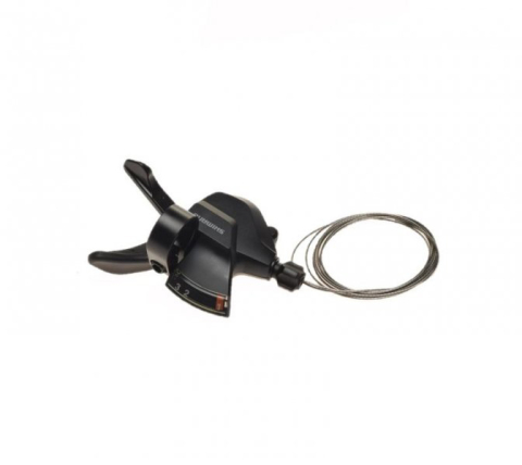 Comenzi Schimbător + Manetă Frână - Maneta schimbator Shimano fata, 3 viteze