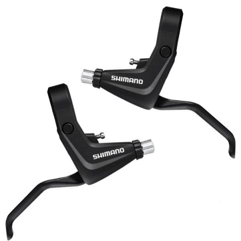 Manete Frână - Manete De Frana Shimano Alivio Bl-T4000, Dreapta & Stanga, Incl. Cabluri Si Camasa Neagra T-Type 800X900, 1400X1600Mm, Neagra, Ambalat Ind.