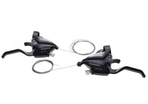 Comenzi Schimbător + Manetă Frână - Manete Schimbator/Frana Shimano, 3x7 viteze