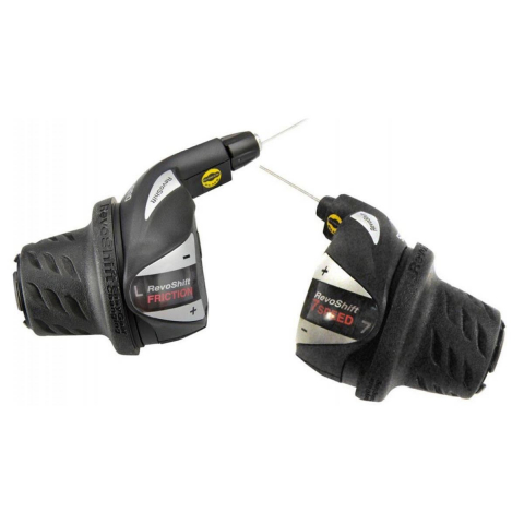 Comenzi Schimbător - Manete schimbator Shimano Tourney SL-RS36 7x3 viteze cablu 1800mm/2050mm camasa neagra 600x600x300mm