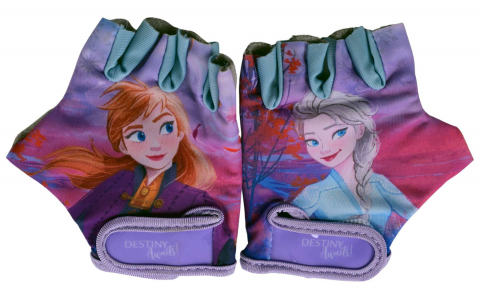 Echipamente - Manusi ciclisti copii Frozen, culoare violet/albastru