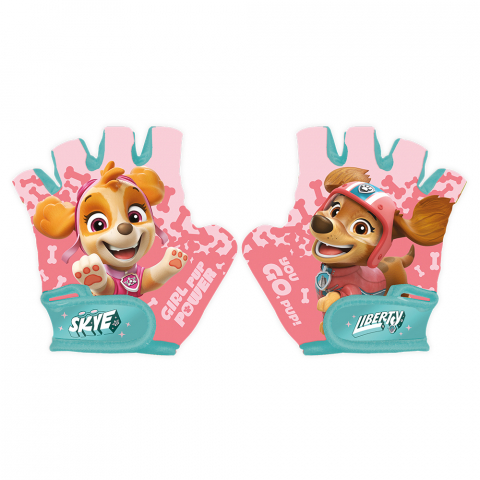 Manuși - Manusi protectie copii, model Paw Patrol fete, marime +3 ani (pana la 15 cm circumferinta)