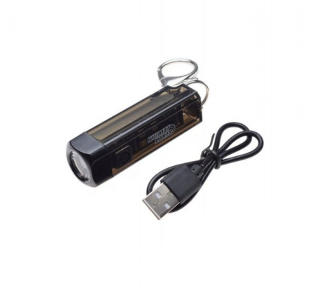Articole camping - Mini-Lanterna LED de mana/chei, cu magnet, baterie 200mAh, reincarcare prin USB-C, IPX4, 7 moduri de iluminare