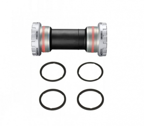 Transmisie & Accesorii - Monobloc cu rulmenti Hollowtech II, 1,37 x 24 TR/L BSA68/73, SM-BB52, rulmenti sigilati, corp din plastic, soclu 68/73, distantiere incluse