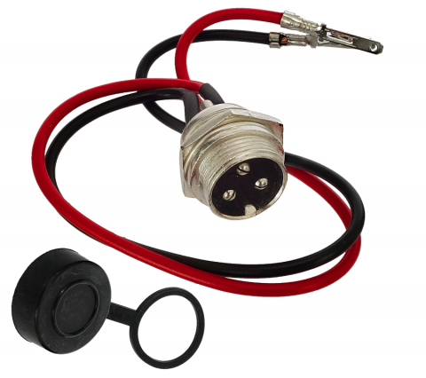Mufe de incarcare - Mufa incarcare scuter electric, 2 fire, 3 pini