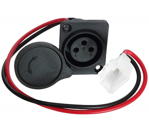 Mufe de incarcare - Mufa incarcare scuter electric, patrata, XLR
