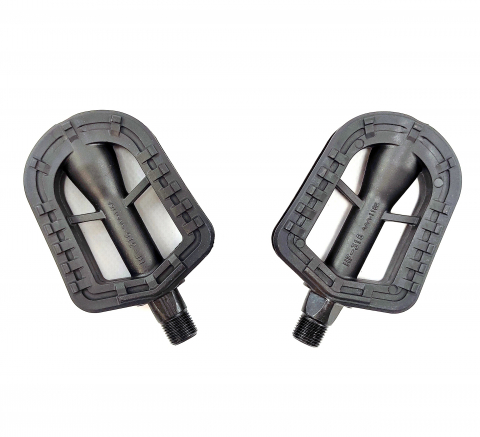 Transmisie & Accesorii - Pedale biciclete copii Jet 316 din plastic 100x71mm, filet 9/16"(14mm)