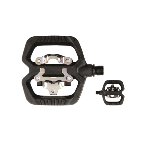 Transmisie & Accesorii - Pedale Geo Trekking, composit, culoare negru