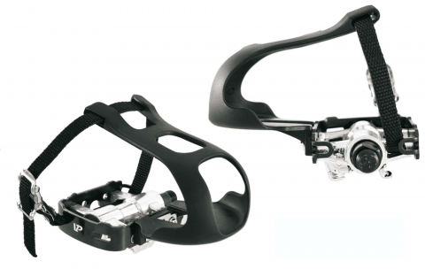 Transmisie & Accesorii - Pedale Spin Bike VPComponents, SPD, aluminiu, culoare negru