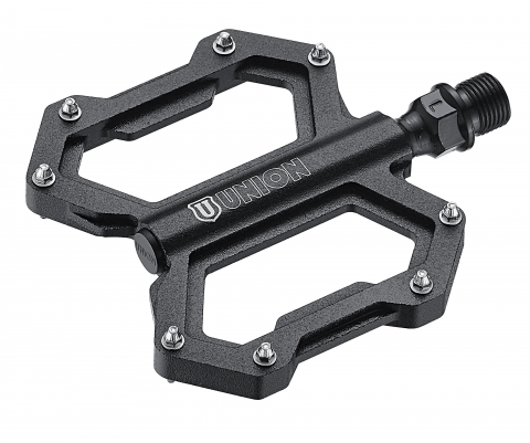 Transmisie & Accesorii - Pedale Union FreeRide CNC, aluminiu, culoare negru
