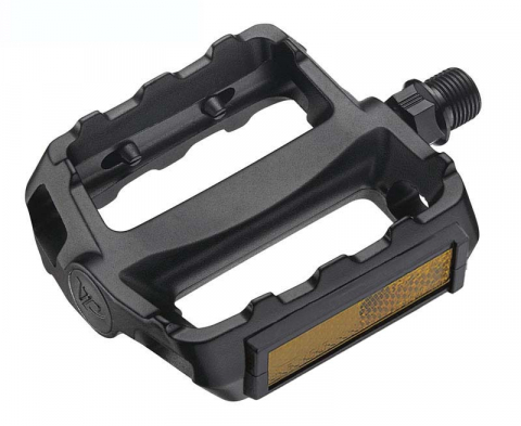Transmisie & Accesorii - Pedale VP Components, aluminiu, culoare negru