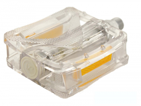 Transmisie & Accesorii - Pedale VP Policarbonat Transparent 87x112mm 414gr