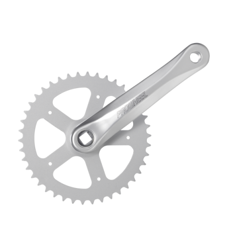 Transmisie & Accesorii - Pedalier Prowheel, 42T 3/32, brat 170mm, aluminiu, ax patrat