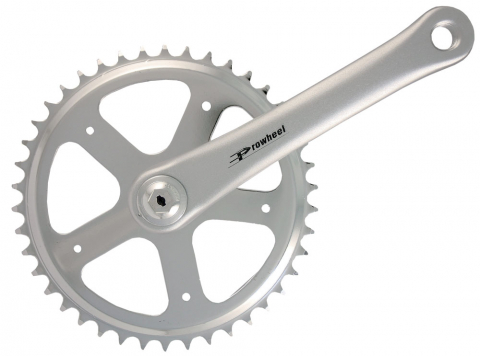 Transmisie & Accesorii - Pedalier Prowheel, 42T 3/32, brat 170mm, aluminiu, ax patrat