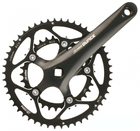 Transmisie & Accesorii - Pedalier Prowheel cursiera, 34-50T, aluminiu, ax patrat, 170mm