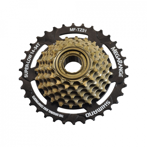 Pinioane Spate - Pinioane spate Shimano Tourney pe filet MF-TZ31,7vitEZE14-34T
