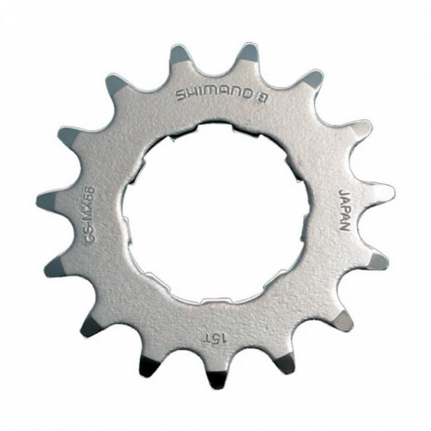 Pinioane Spate - Pinion Shimano DX CS-MX66, 15T, cromat, fara distantier si piulita de fixare, ambalat individual