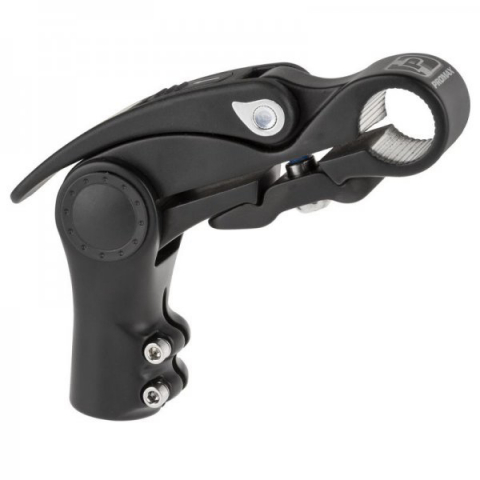 Pipă Ghidon - Pipa ghidon A-Head reglabila 0-50 grade, culoare negru, ghidon 25.4mm