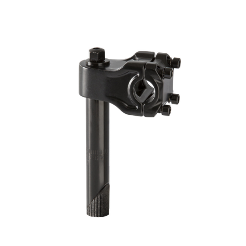 Pipă Ghidon - Pipa ghidon BMX / FreeStyle,  aluminiu, Ø22,2, extensie 45mm, culoare negru