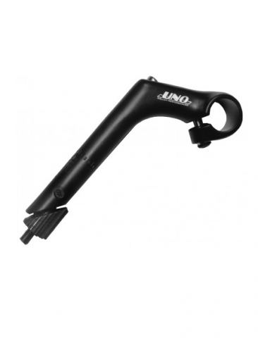 Pipă Ghidon - Pipa ghidon Olanda,  aluminiu, Ø22,2, extensie 60mm, culoare negru