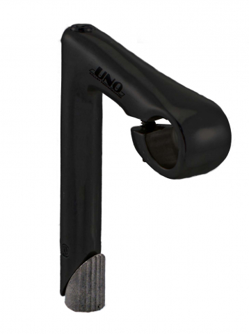 Pipă Ghidon - Pipa Ghidon Torino / Fixed,  aluminiu, Ø22,2, extensie 100mm, culoare negru