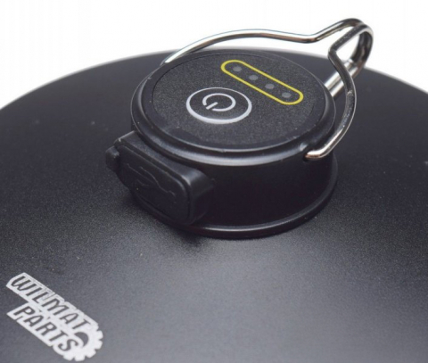 Lampa camping Retro, culoare negru, incarcare USB [2]