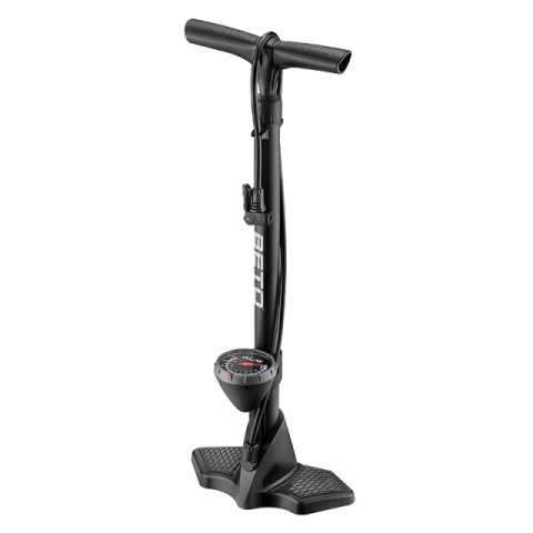 Pompe - Pompa aer roti biciclete, Beto CMP-155PG7 podea, manometru, din plastic 25", 160 PSI