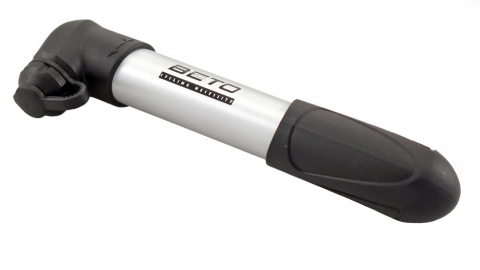 Pompe - Pompa de mana Compact, din aluminiu, lungime 16cm, valva AV,FV,DV, culoare negru/argintiu