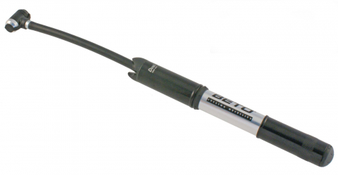 Pompe - Pompa de mana, din aluminiu, lungime 21cm, valva AV,DV,FV, culoare negru