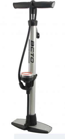 Pompe - Pompa din otel, cu manometru, lungime 62cm, valva AV,FV,DV