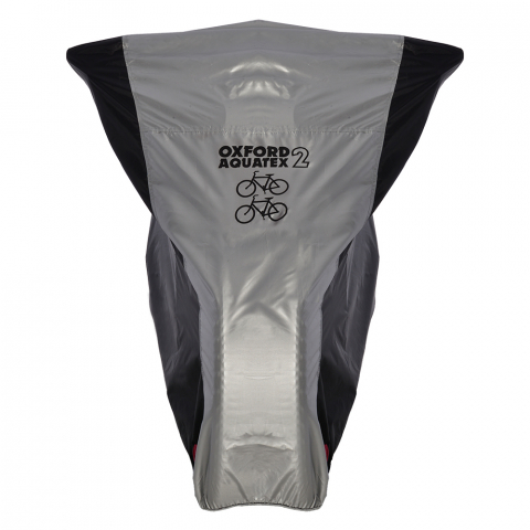 Prelată Bicicletă - Prelata bicicleta  dubla Oxford Aquatex, culoare negru/argintiu