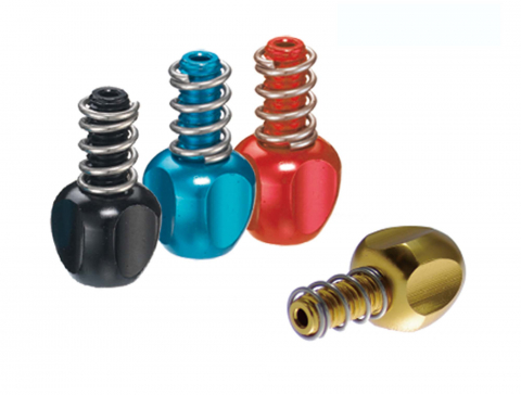 Accesorii Sistem Schimbător - Reglaj schimbator aluminiu M5 rosu