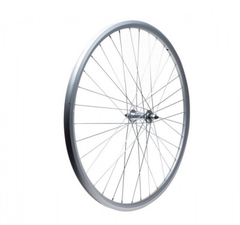Roată Față - Roata fata bicicleta completa dubla, aluminiu, 26 inch