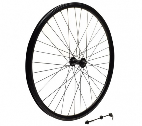 Roată Față - Roata fata dubla bicicleta 26, quick release, Kolo, culoare negru
