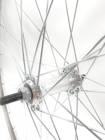 Roata fata dubla DSX, biciclete 28 inch, culoare argintiu [1]
