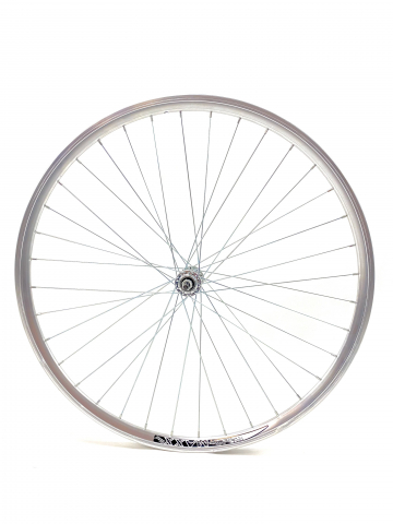 Roată Față - Roata fata dubla DSX, biciclete 28 inch, culoare argintiu