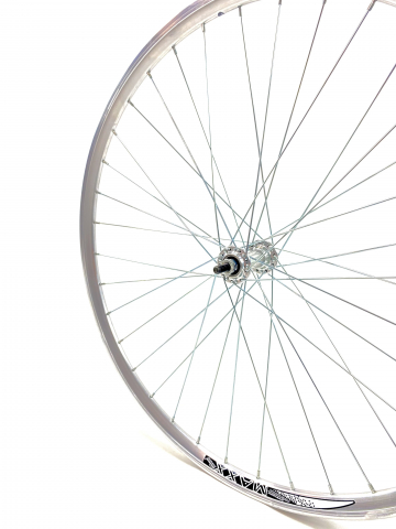 Roata fata dubla DSX, biciclete 28 inch, culoare argintiu [2]