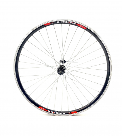 Roată Față - Roata fata dubla DSX, biciclete MTB 26 inch, culoare negru